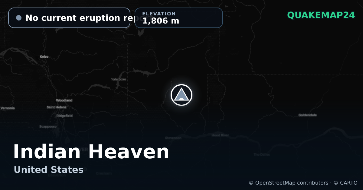 Indian Heaven · No current eruption report · 1,806 m