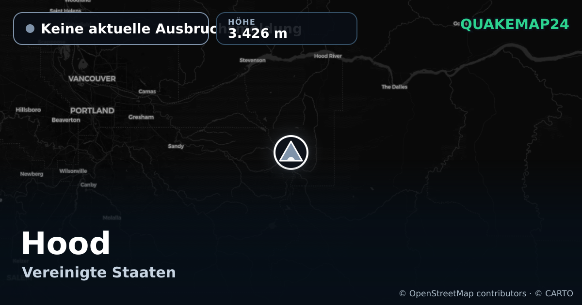 Hood · Keine aktuelle Ausbruchsmeldung · 3.426 m