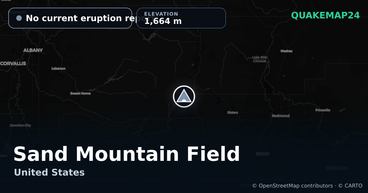 Sand Mountain Field · No current eruption report · 1,664 m