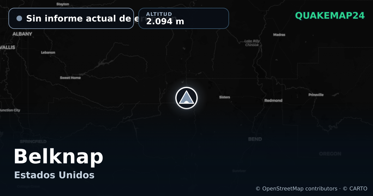 Belknap · Sin informe actual de erupción · 2.094 m