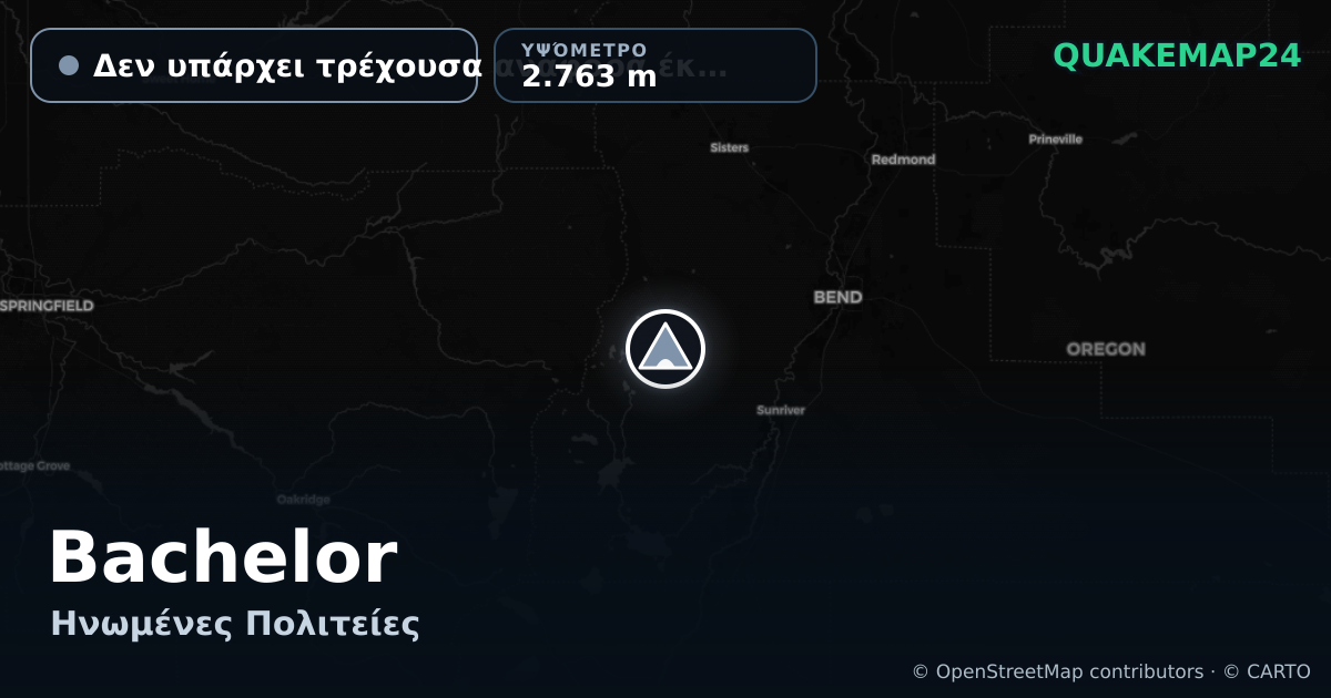 Bachelor · Δεν υπάρχει τρέχουσα αναφορά έκρηξης · 2.763 m