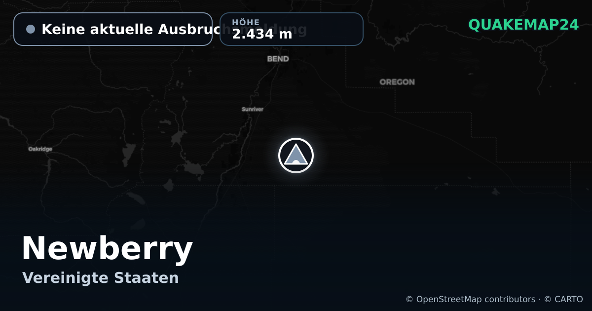 Newberry · Keine aktuelle Ausbruchsmeldung · 2.434 m