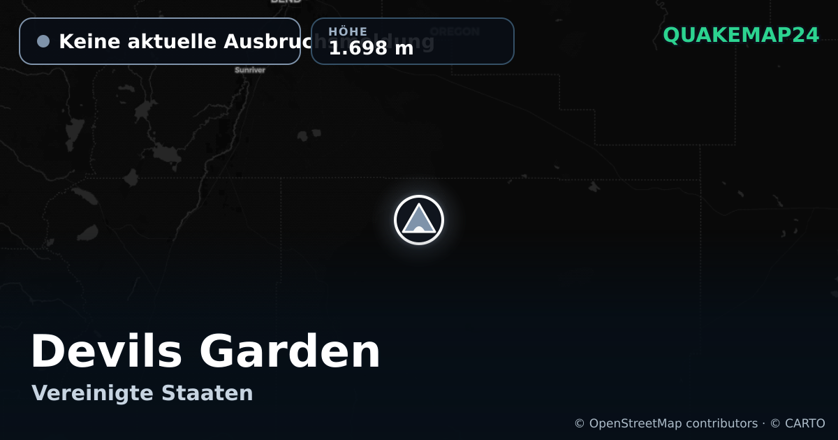 Devils Garden · Keine aktuelle Ausbruchsmeldung · 1.698 m