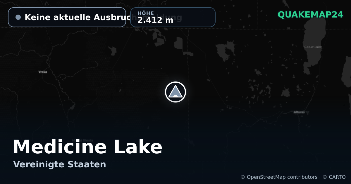 Medicine Lake · Keine aktuelle Ausbruchsmeldung · 2.412 m