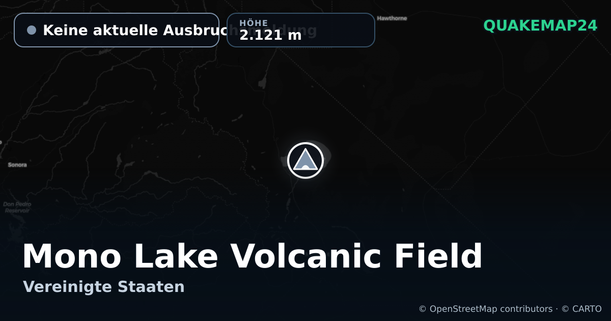 Mono Lake Volcanic Field · Keine aktuelle Ausbruchsmeldung · 2.121 m