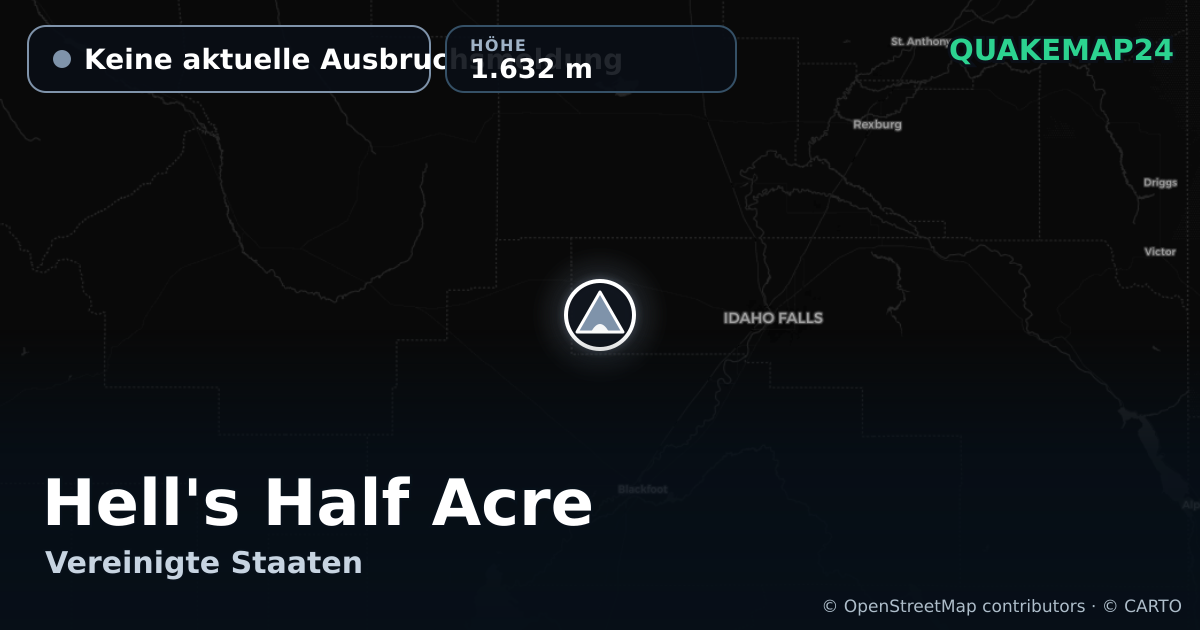 Hell's Half Acre · Keine aktuelle Ausbruchsmeldung · 1.632 m