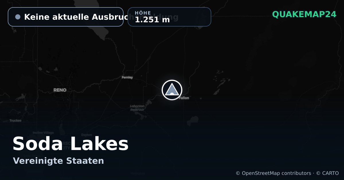 Soda Lakes · Keine aktuelle Ausbruchsmeldung · 1.251 m