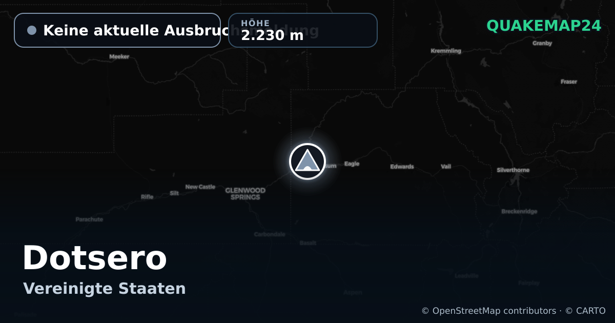Dotsero · Keine aktuelle Ausbruchsmeldung · 2.230 m