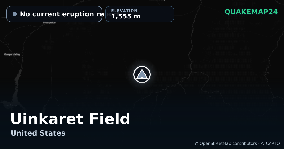 Uinkaret Field · No current eruption report · 1,555 m