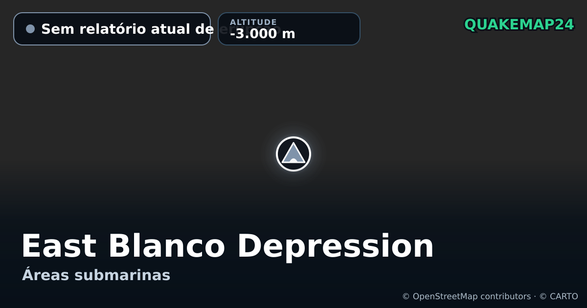 East Blanco Depression · Sem relatório atual de erupção · -3.000 m
