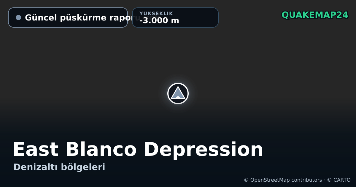 East Blanco Depression · Güncel püskürme raporu yok · -3.000 m