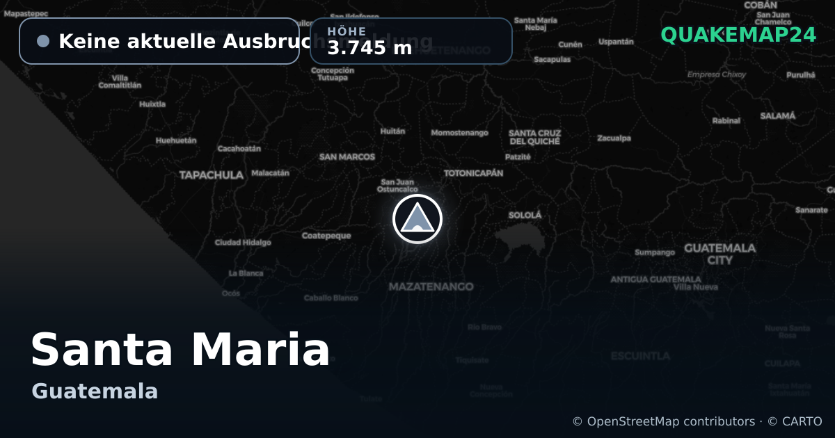 Santa Maria · Keine aktuelle Ausbruchsmeldung · 3.745 m