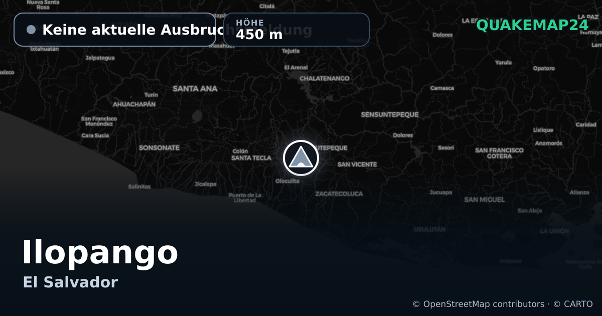 Ilopango · Keine aktuelle Ausbruchsmeldung · 450 m