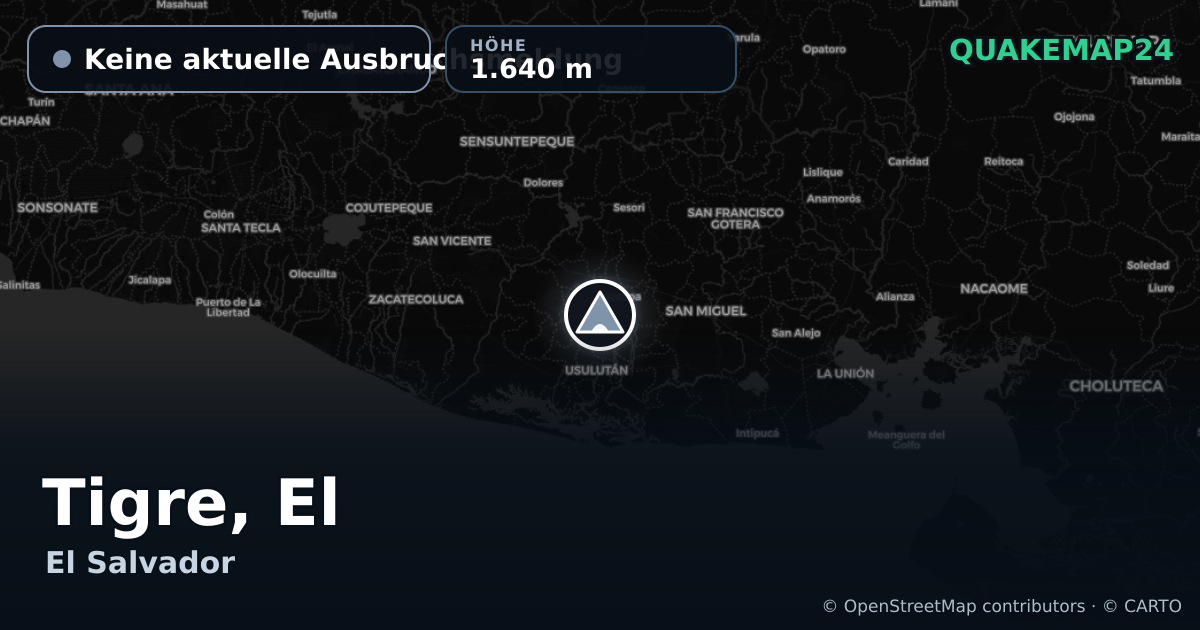 Tigre, El · Keine aktuelle Ausbruchsmeldung · 1.640 m