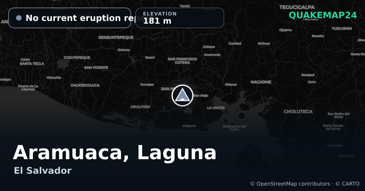 Aramuaca, Laguna · No current eruption report · 181 m