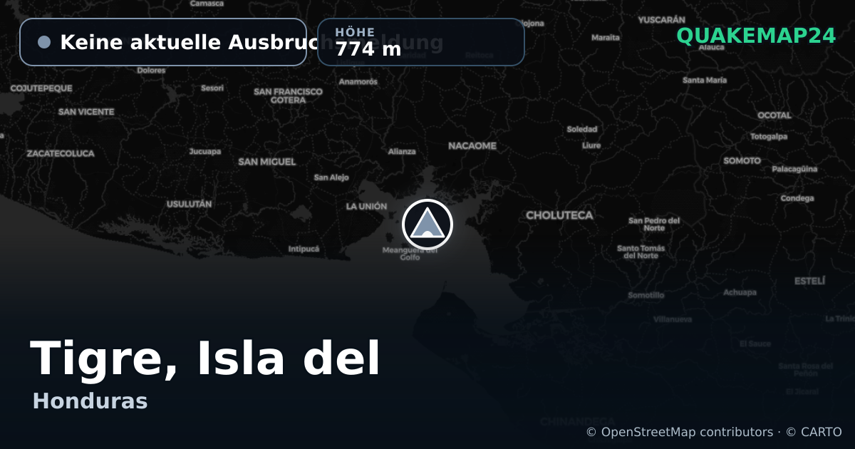 Tigre, Isla del · Keine aktuelle Ausbruchsmeldung · 774 m