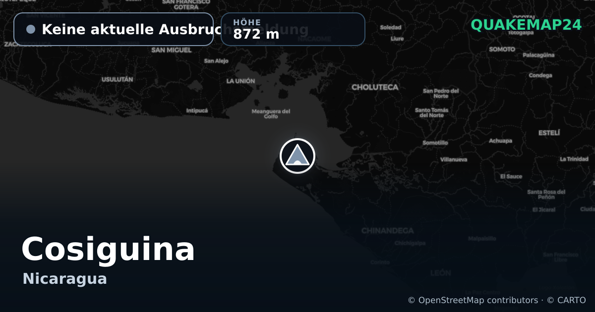 Cosiguina · Keine aktuelle Ausbruchsmeldung · 872 m