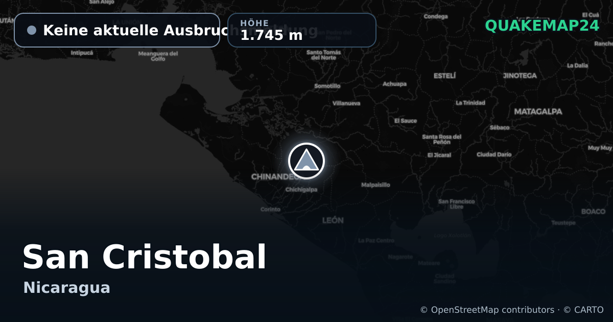 San Cristobal · Keine aktuelle Ausbruchsmeldung · 1.745 m