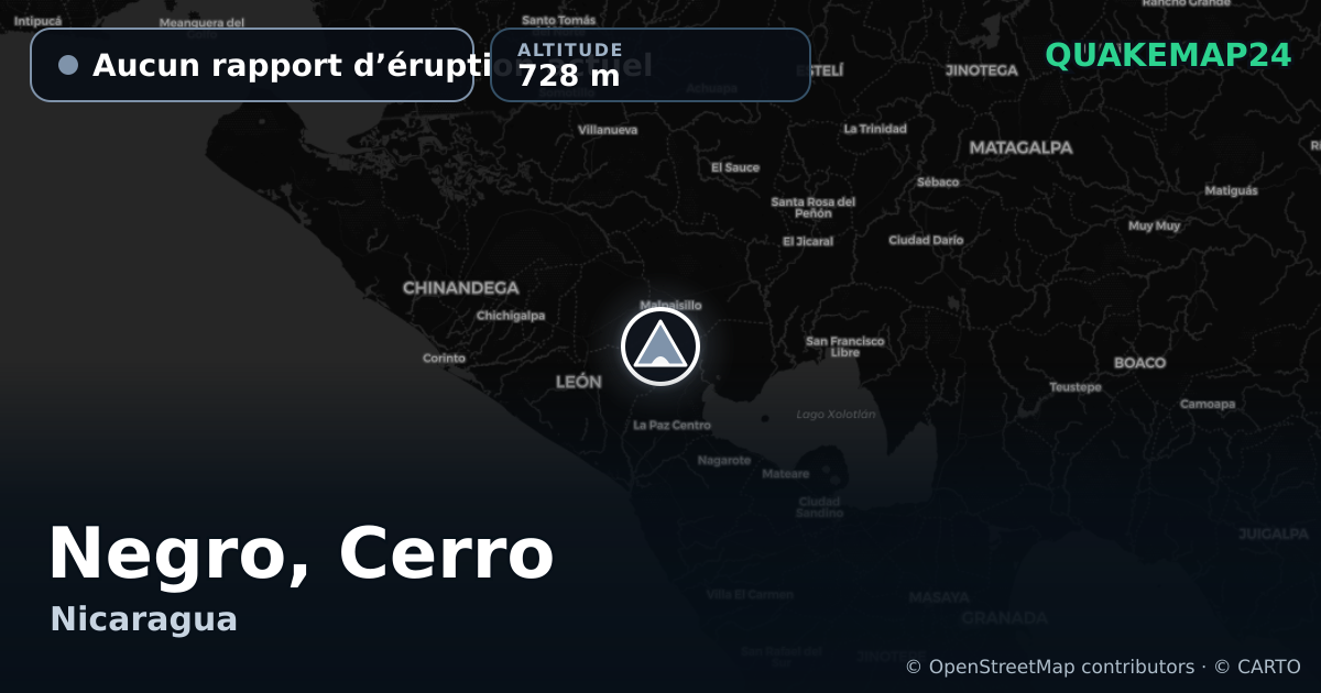 Negro, Cerro · Aucun rapport d’éruption actuel · 728 m