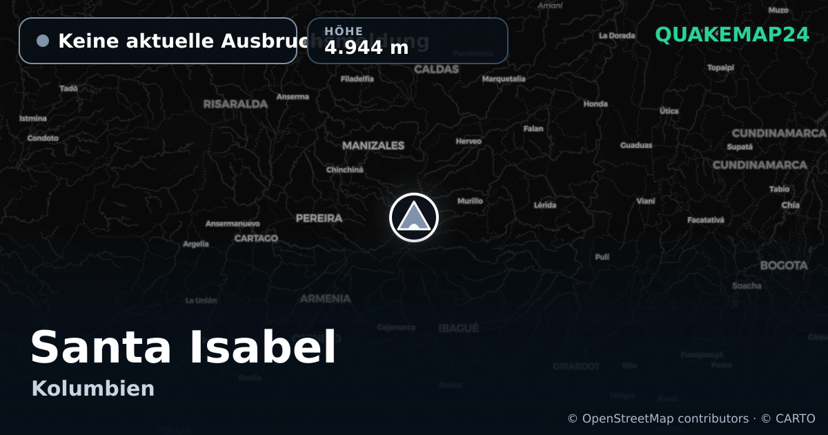 Santa Isabel · Keine aktuelle Ausbruchsmeldung · 4.944 m