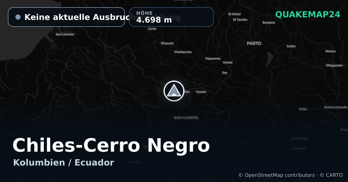 Chiles-Cerro Negro · Keine aktuelle Ausbruchsmeldung · 4.698 m