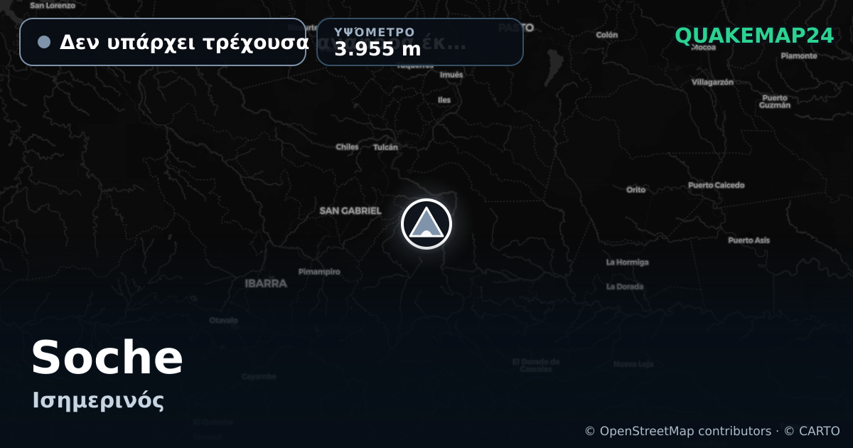 Soche · Δεν υπάρχει τρέχουσα αναφορά έκρηξης · 3.955 m