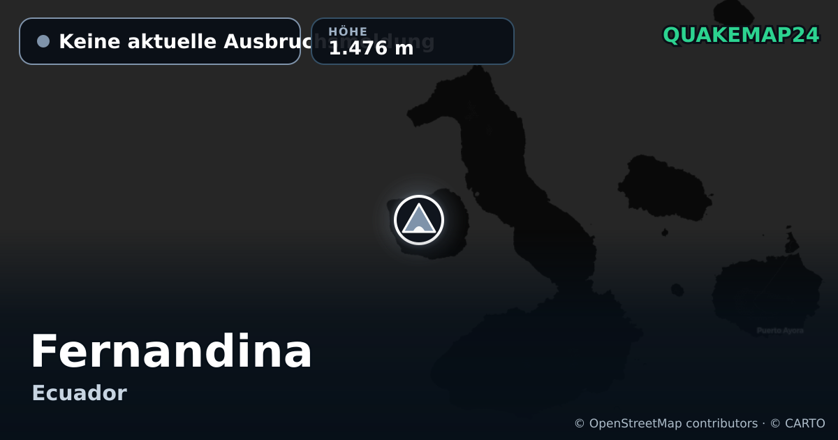 Fernandina · Keine aktuelle Ausbruchsmeldung · 1.476 m