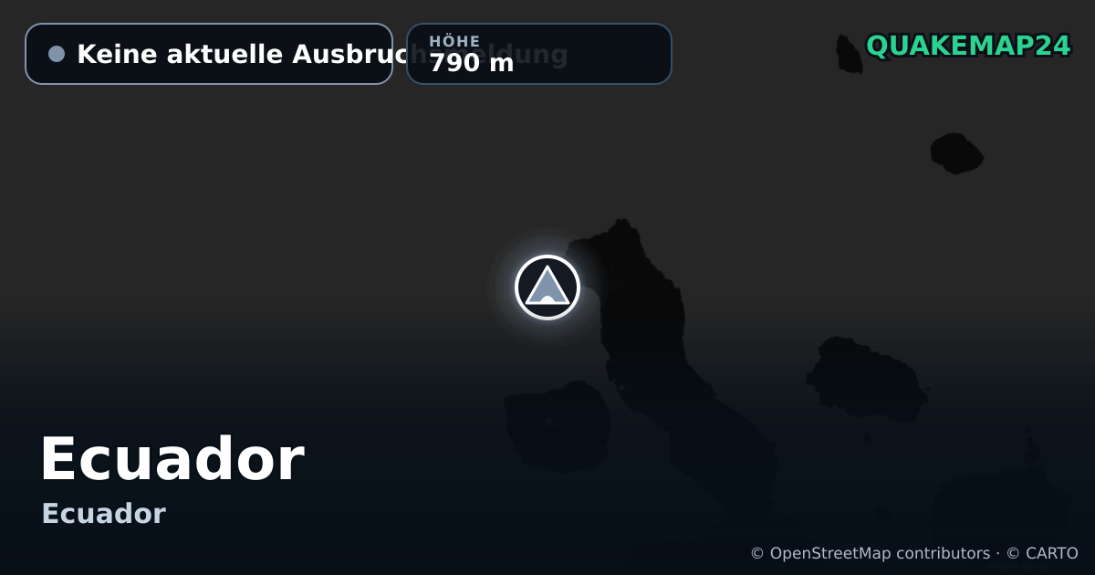 Ecuador · Keine aktuelle Ausbruchsmeldung · 790 m
