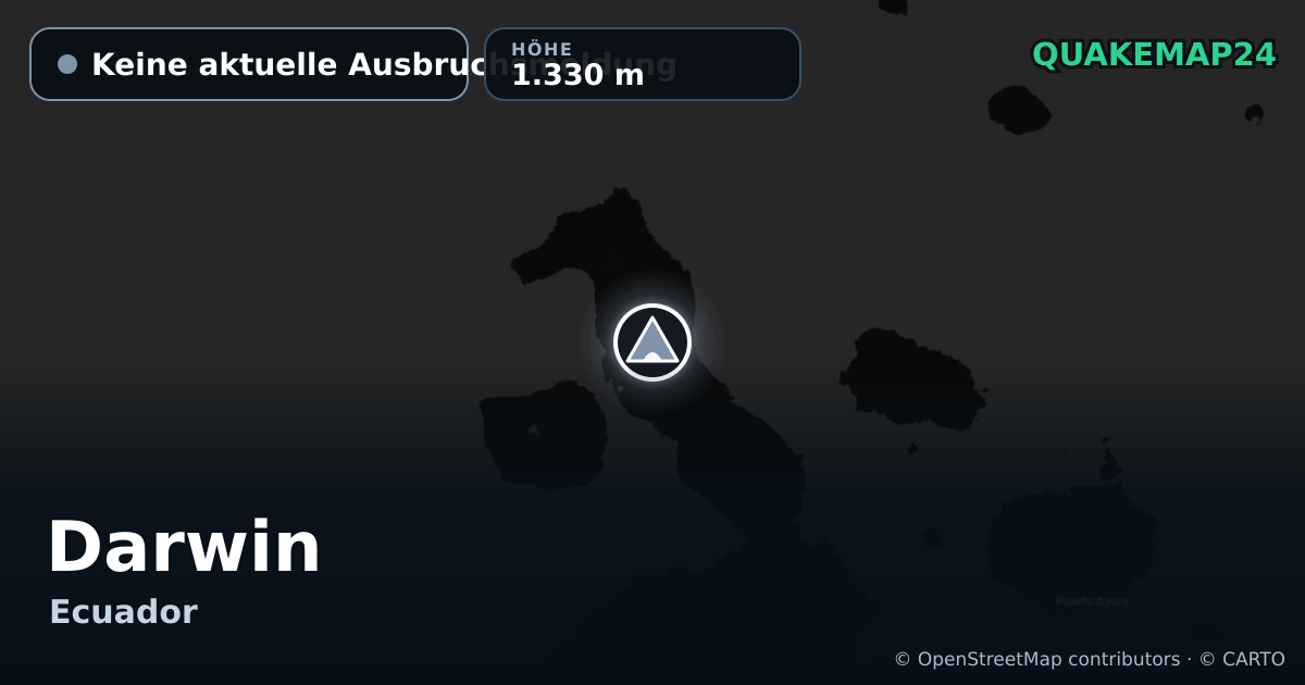 Darwin · Keine aktuelle Ausbruchsmeldung · 1.330 m