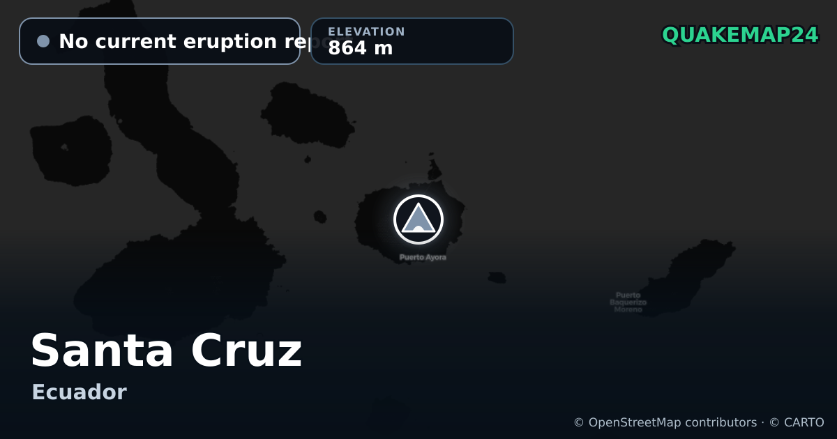 Santa Cruz · No current eruption report · 864 m