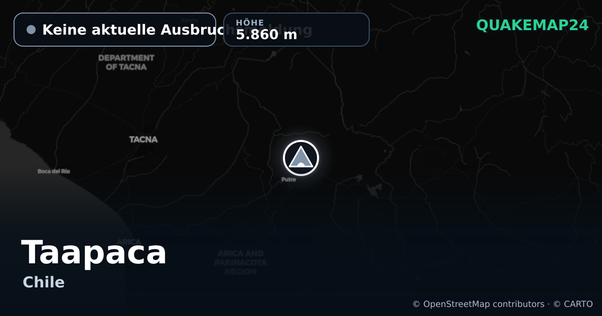 Taapaca · Keine aktuelle Ausbruchsmeldung · 5.860 m