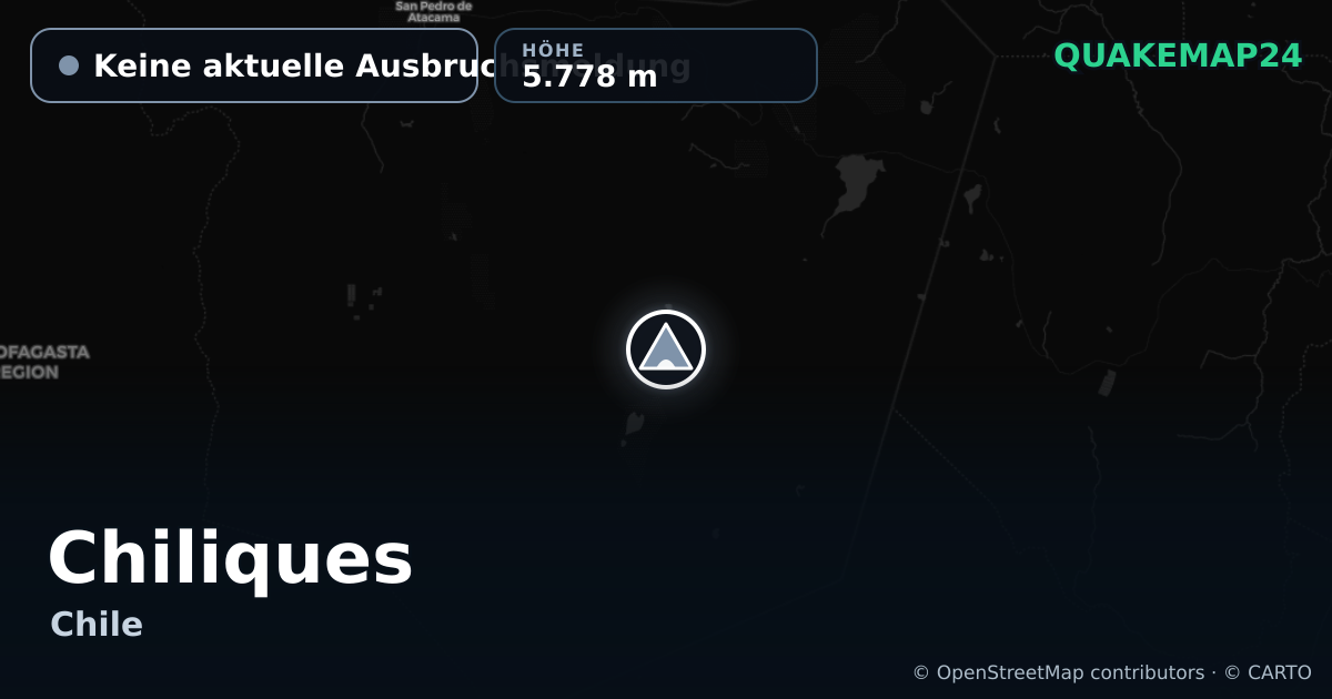 Chiliques · Keine aktuelle Ausbruchsmeldung · 5.778 m