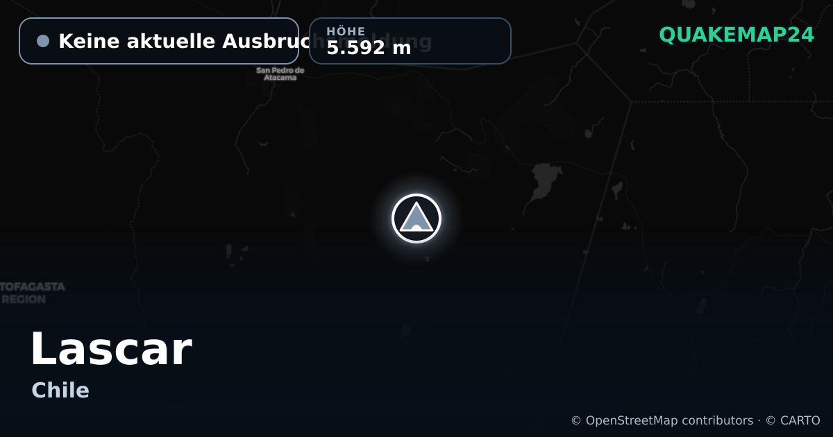 Lascar · Keine aktuelle Ausbruchsmeldung · 5.592 m