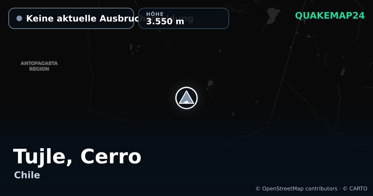Tujle, Cerro · Keine aktuelle Ausbruchsmeldung · 3.550 m