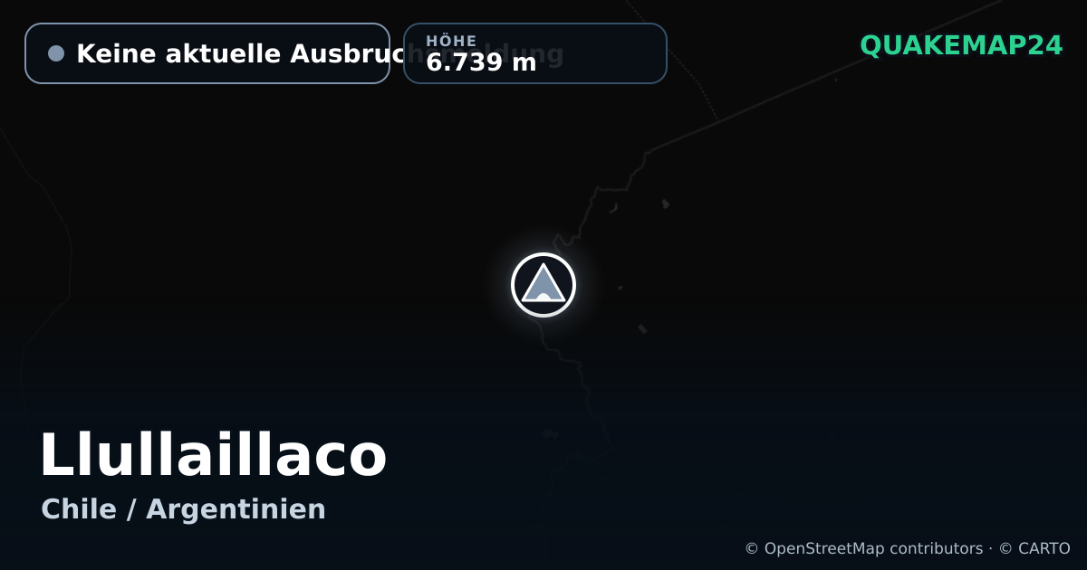 Llullaillaco · Keine aktuelle Ausbruchsmeldung · 6.739 m