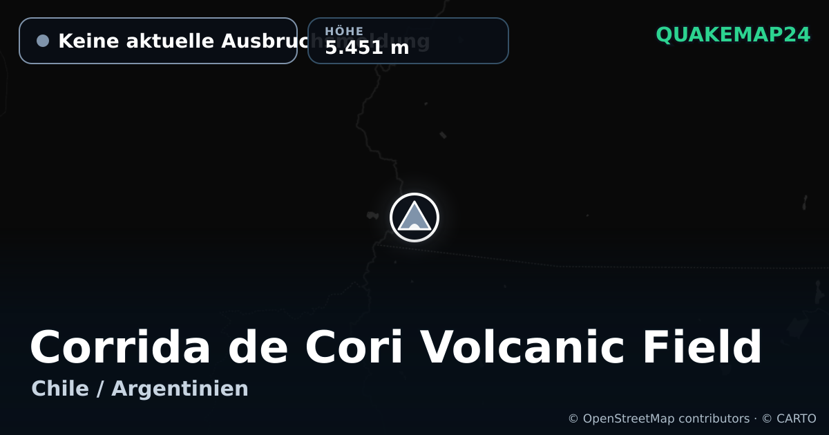 Corrida de Cori Volcanic Field · Keine aktuelle Ausbruchsmeldung · 5.451 m