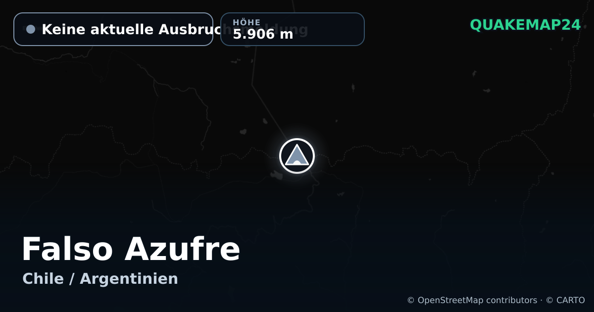 Falso Azufre · Keine aktuelle Ausbruchsmeldung · 5.906 m