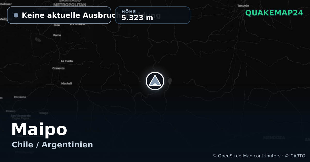 Maipo · Keine aktuelle Ausbruchsmeldung · 5.323 m