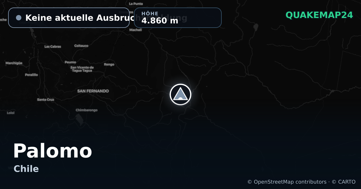 Palomo · Keine aktuelle Ausbruchsmeldung · 4.860 m