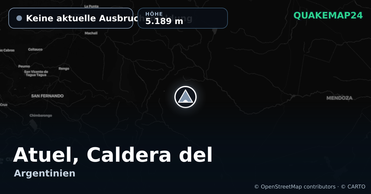 Atuel, Caldera del · Keine aktuelle Ausbruchsmeldung · 5.189 m