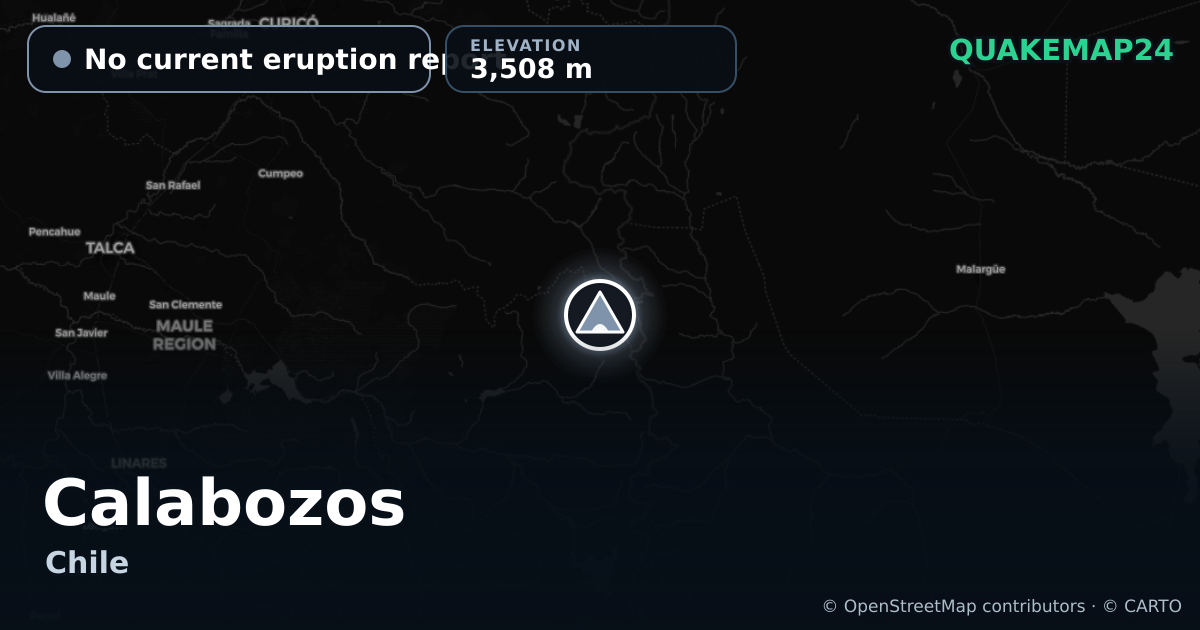 Calabozos · No current eruption report · 3,508 m