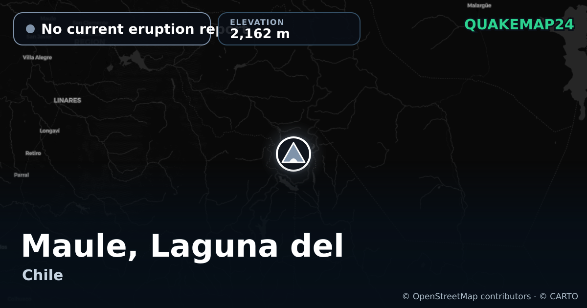 Maule, Laguna del · No current eruption report · 2,162 m