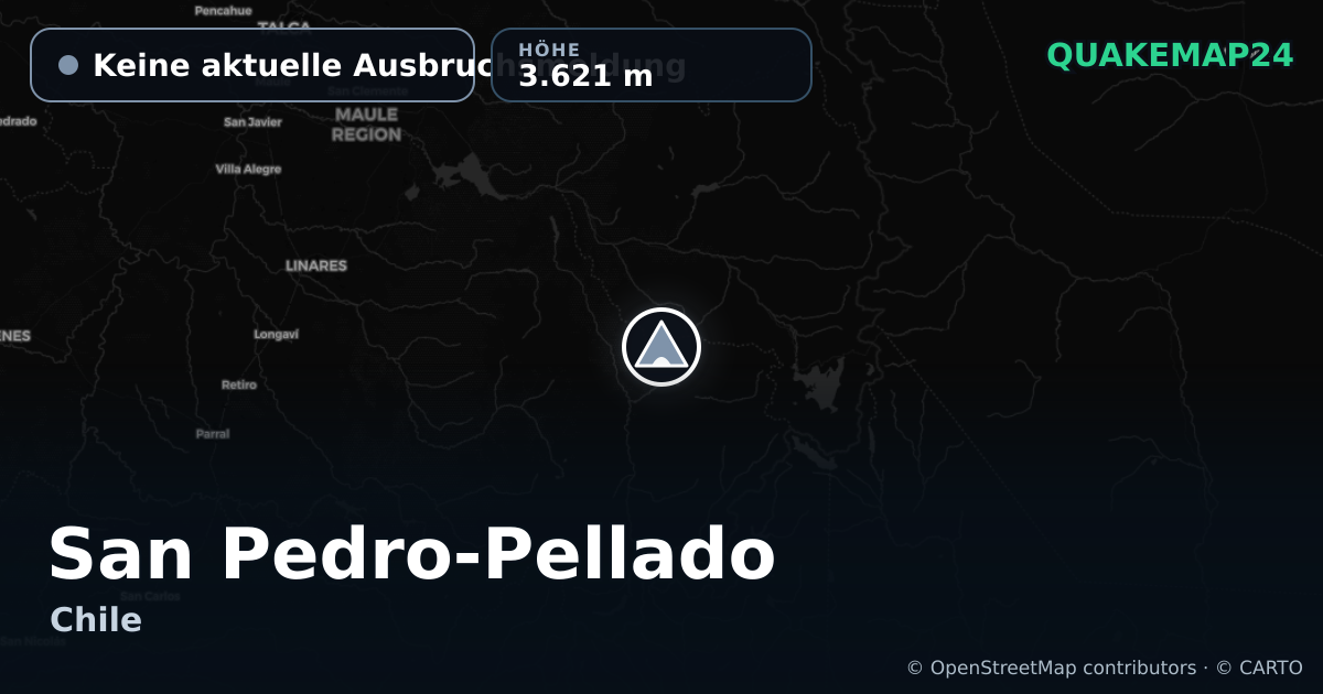 San Pedro-Pellado · Keine aktuelle Ausbruchsmeldung · 3.621 m