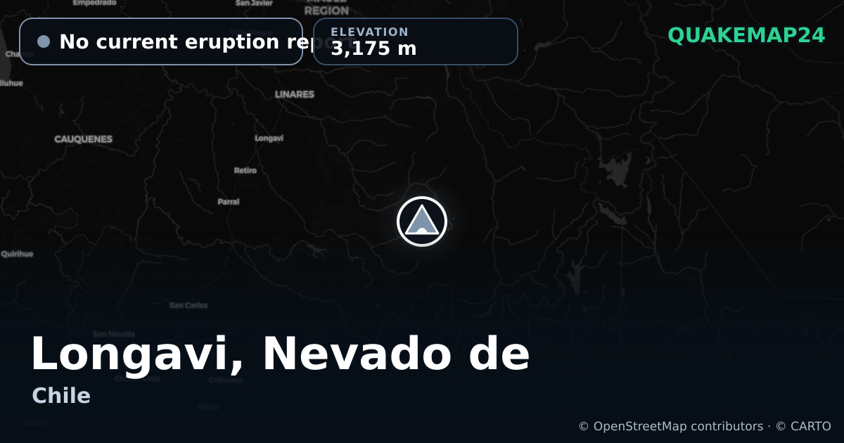 Longavi, Nevado de · No current eruption report · 3,175 m