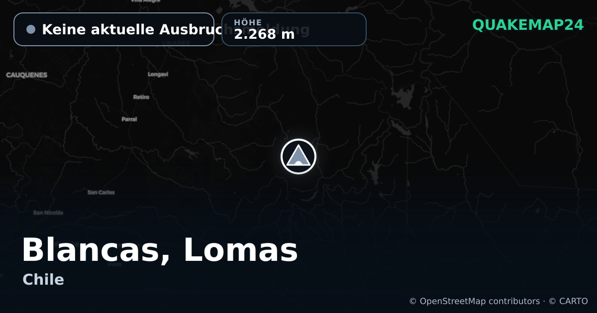 Blancas, Lomas · Keine aktuelle Ausbruchsmeldung · 2.268 m