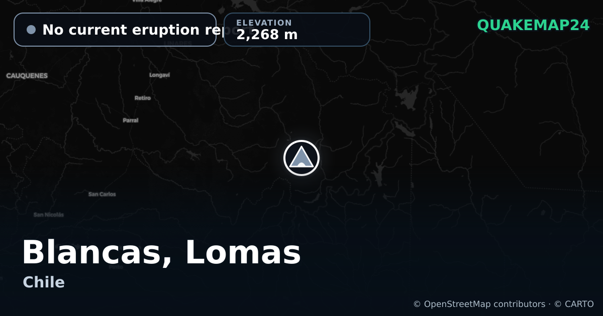 Blancas, Lomas · No current eruption report · 2,268 m