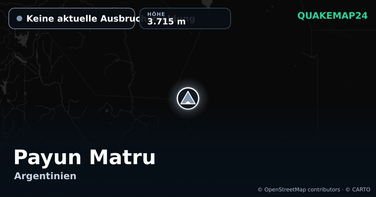 Payun Matru · Keine aktuelle Ausbruchsmeldung · 3.715 m