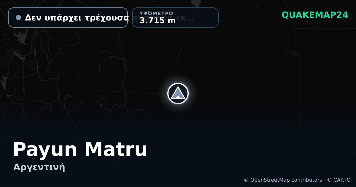 Payun Matru · Δεν υπάρχει τρέχουσα αναφορά έκρηξης · 3.715 m