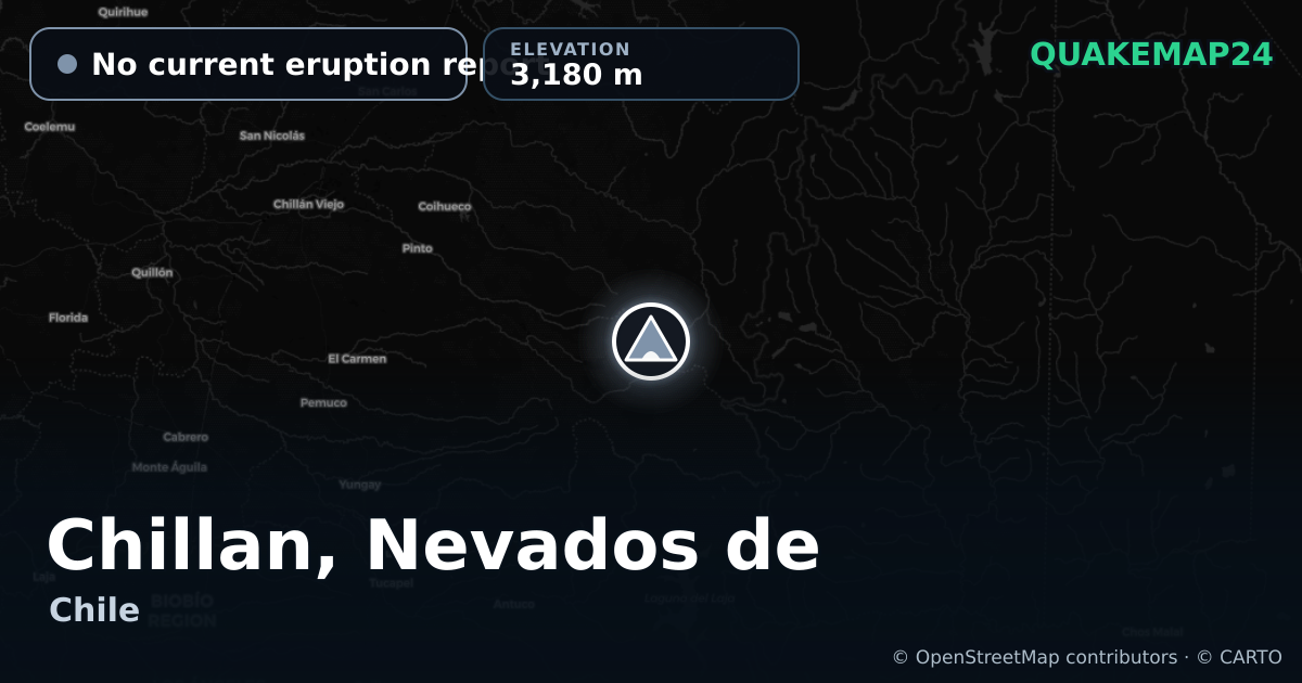 Chillan, Nevados de · No current eruption report · 3,180 m