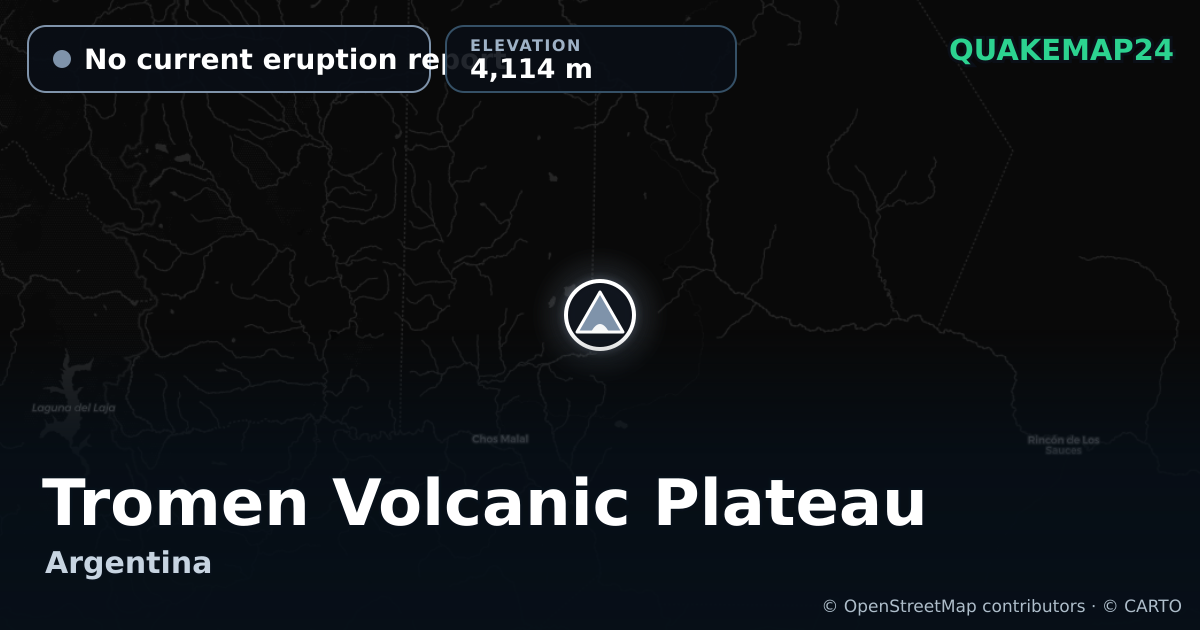 Tromen Volcanic Plateau · No current eruption report · 4,114 m